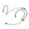 Double Earhook Headset Mic Headworn Microphone For With 2PCS Microphone Cover