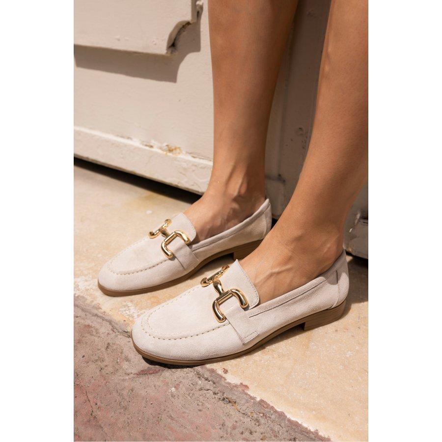 Women's Genuine Suede Leather Casual Loafers