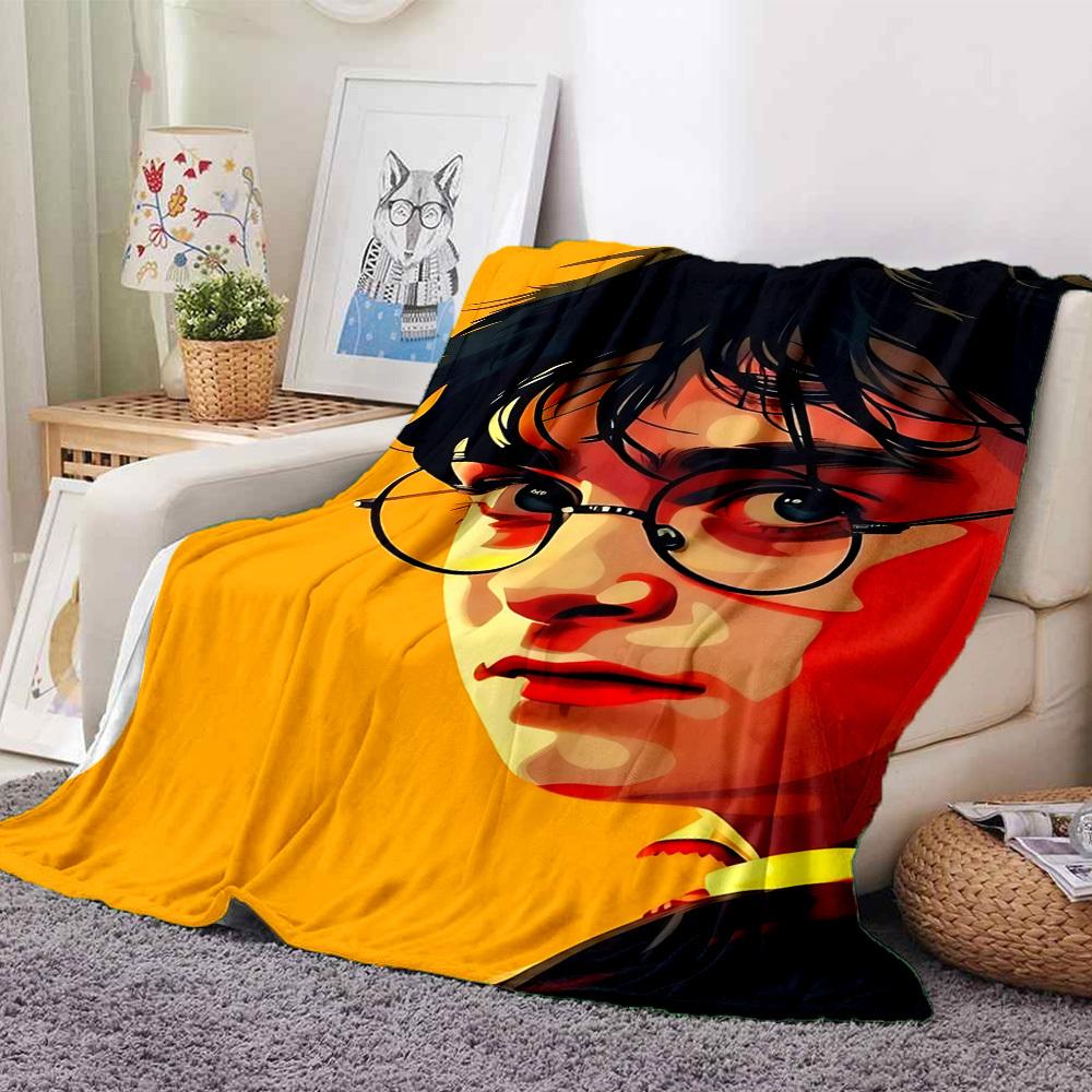1 Stück Harry Potter Decke Leichte Flanell-Kuscheldecke für Sofa, Bett, Reisen, Camping, Wohnzimmer, Büro, Couch, Stuhl und Bett