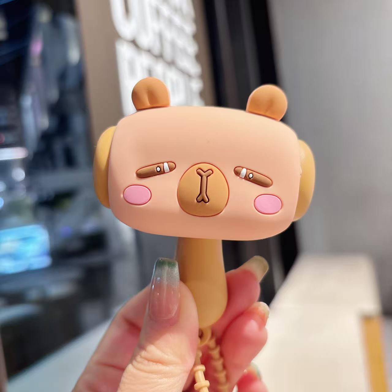 Creative LABUBU Cartoon Hammer Keychain — Fun Decompression Toy for Kids