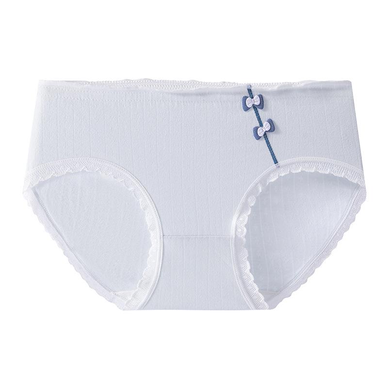 Mädchen Frühling und Herbst Neue Hübsche Antibakterieller Schritt Atmungsaktive Taille Unterwäsche