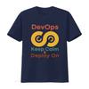 DevOps Keep Calm Deploy On Softstyle T Shirt for Developers and Programmers Agile Design Vintage Washed Designer Clothes