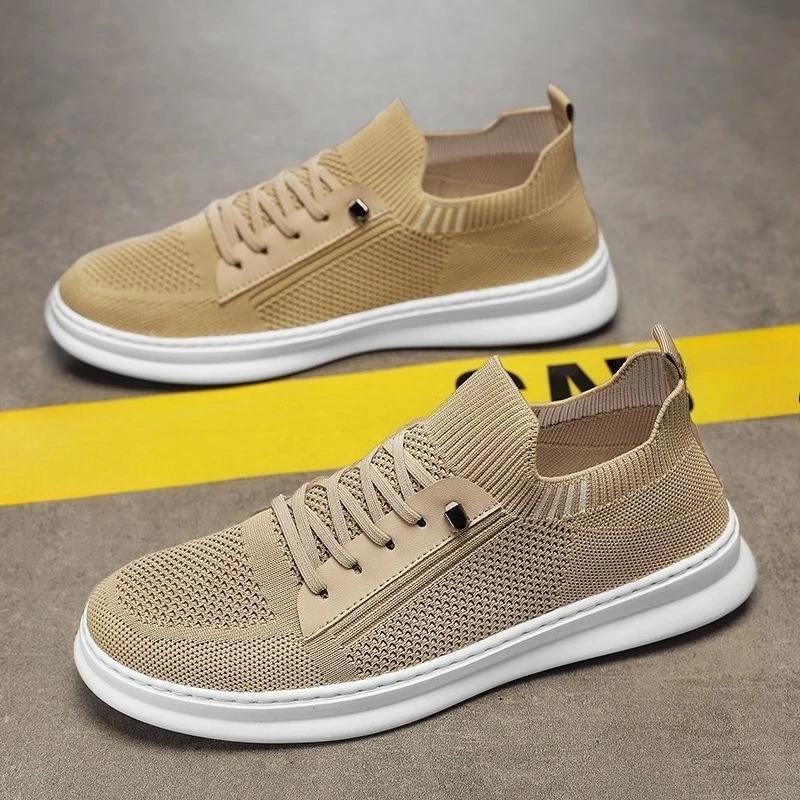 Fashion LighMan Shoe tweight Flat Wear to Work Sneakers Breathable Retro Common Elegant Footwear Offer New In Deals Casual Shoes for Men