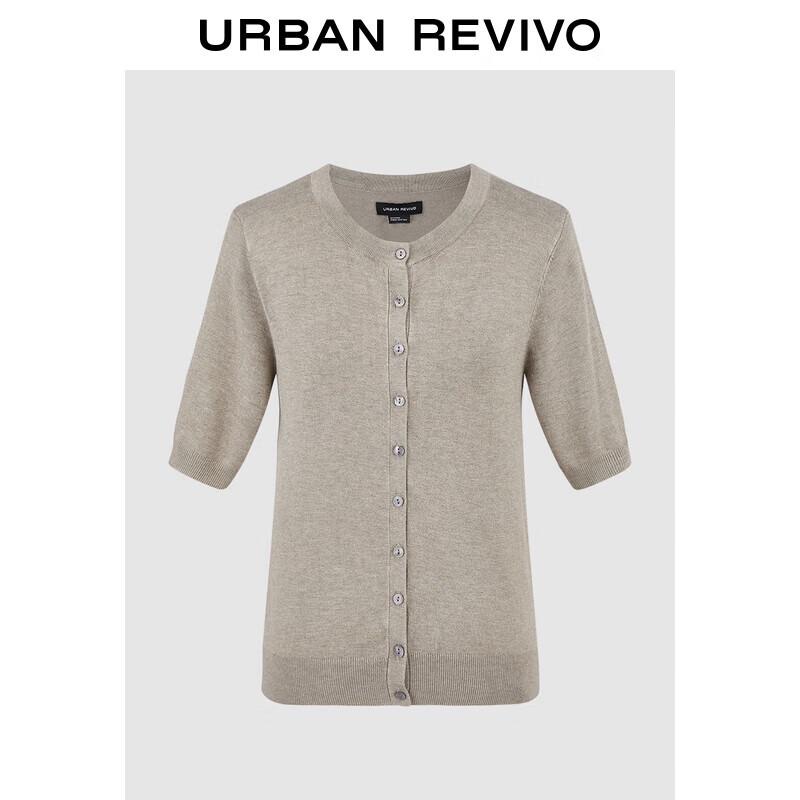 UR Women's Round Neck Short Sleeve Knit Top