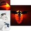 Exquisite 3d Printed Ice Dragon Lamp Led Night Light Stylish Bedroom Decor Gift