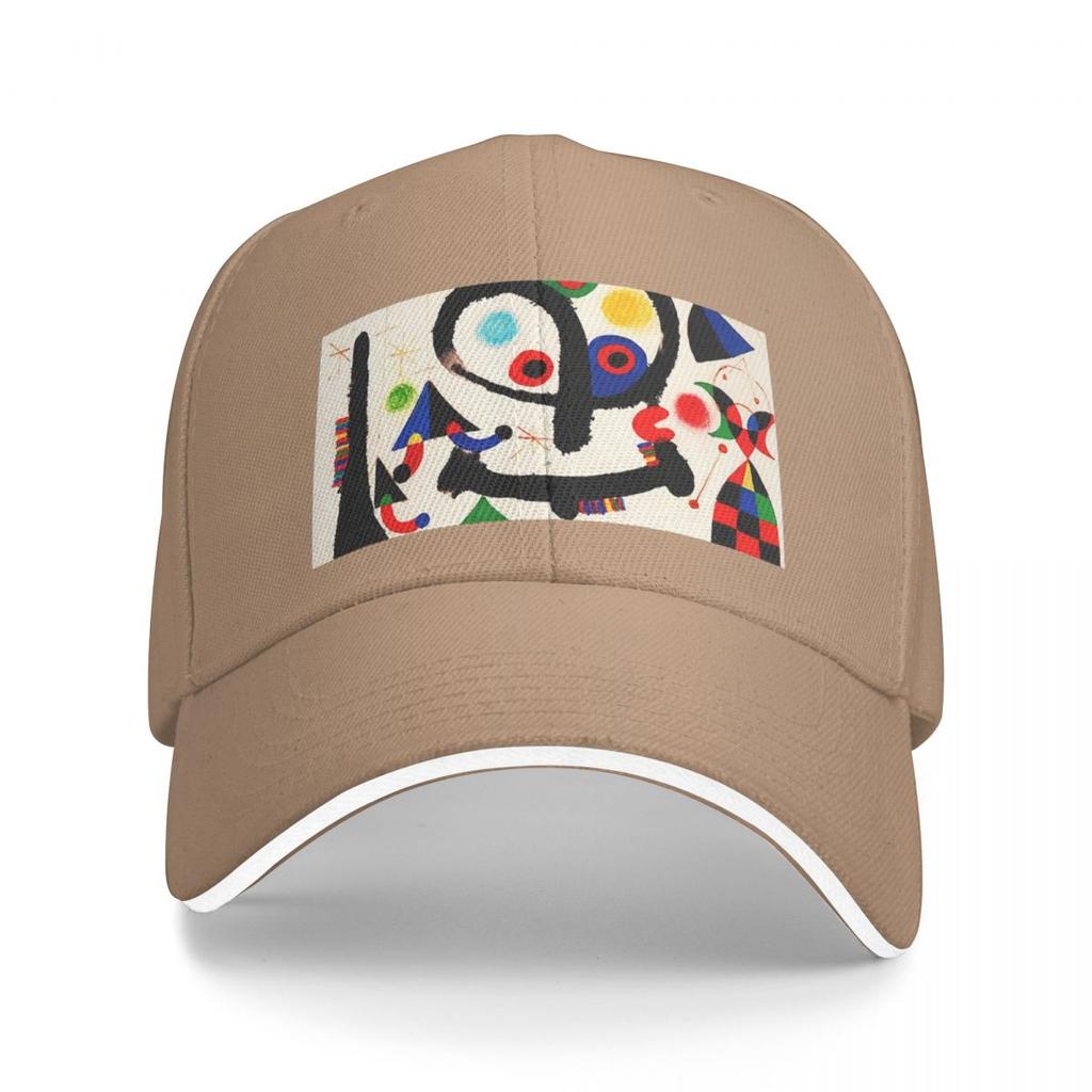 MIRO Abstract Figures Pink 2 Baseball Caps Fashion Unisex Women Hats Outdoor Adjustable Casual Cap Baseball Hat Polychromatic