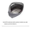 Custom Large-Capacity Woven Tote: High-End Mother-Child Bucket Bag and Underarm Basket