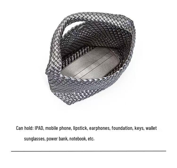 Custom Large-Capacity Woven Tote: High-End Mother-Child Bucket Bag and Underarm Basket