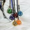 Fashionable Adjustable Metal Cage Necklace Crystal Holder Pendant Neckchain For Men Women Stylish Jewelry Accessories