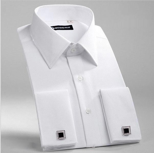 

Весенняя мужская модная повседневная рубашка с манжетами и пуговицами, полосатая рубашка с длинным рукавом 6XL белый