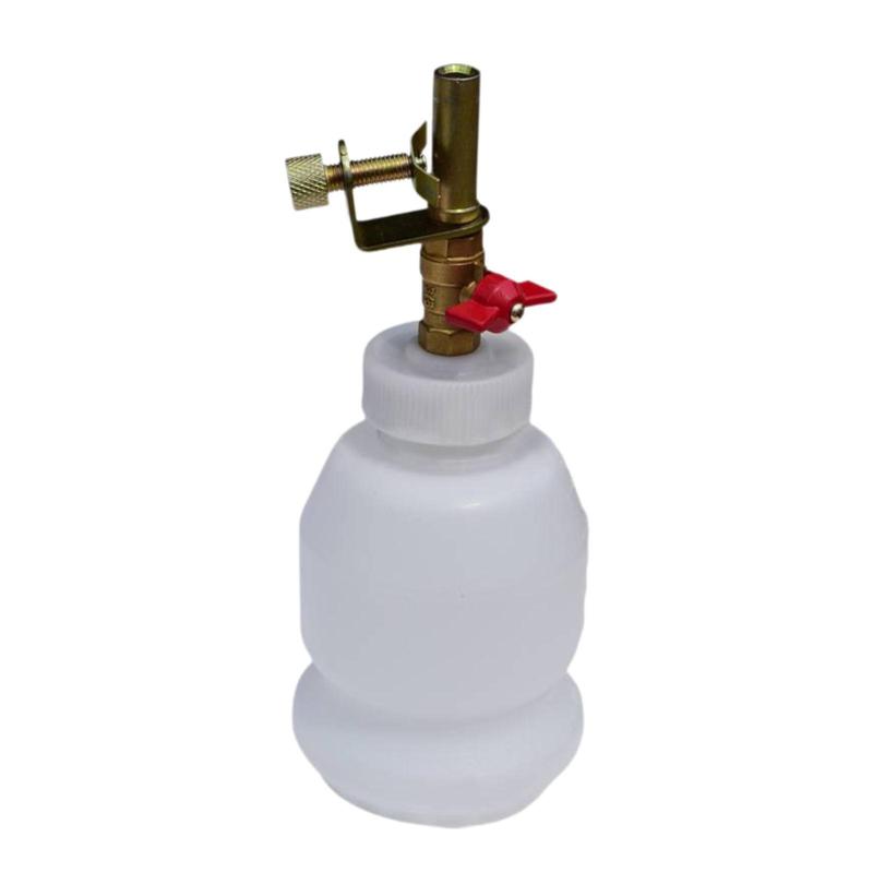

1L Brake Fluid Bottle Prevent Any Spatter Easy Carrying Brake Fluid Dispensing Bleeder Bottle for Heavy Motorcycles Auto