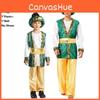 Atemberaubendes Jungen Halloween Party Arabischer Prinz König Kostüm für Cosplay-Veranstaltungen