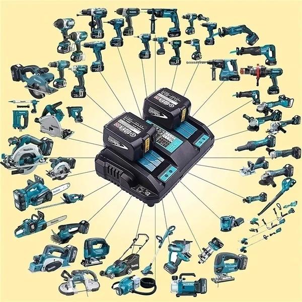 Dual Lithium Battery Charger DC18RD Replacement for Makita 18V Battery Charger Makita Charger
