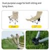 Reclining Camping Chair with Headrest Folding Lounge Chair with Adjustable Backrest Lightweight Camping Chairs for Outdoor