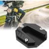 Motorcycle Stand Pad, Universal Motorcycle Kickstand Pad, Aluminium Alloy Motorcycle Side Stand Plate Pad High Strength Kickstand Pad Plate Support