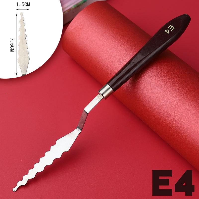 Art Spatula Set: Stainless Steel Palette Knife for Oil, Gouache, and Pastels