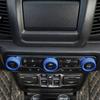 Air Conditioning Switches Knob Cover for 2018 To 2022 JLU Models Easy Snap On Installation Aluminum Upgraded Interior St