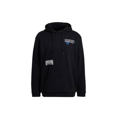 adidas Originals Trefoil Sport Pullover Hoodie Knit Sweatshirt Men Tops Black H13507