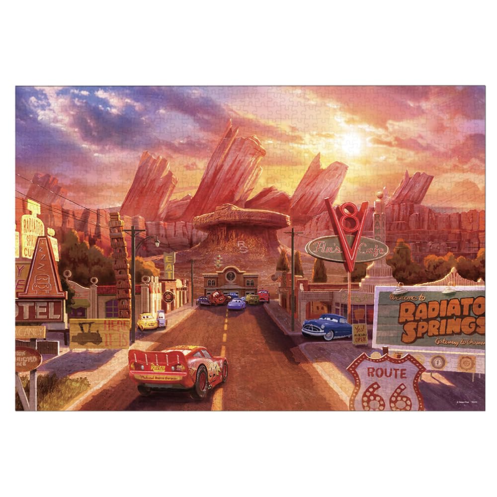 

Tenyo в Пазле Disney в стиле Canvas с Карточкой Сервиса (Теньо) [Сделано в Японии] 1000 деталей «Тачки» (51х73,5см) Клей D-1000-905, Шпатель,
