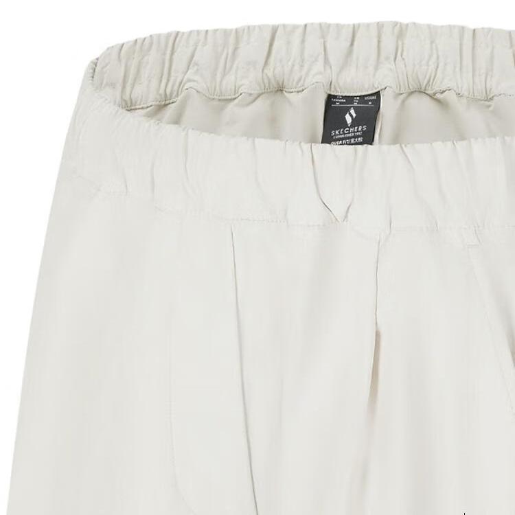 Skechers Fashionable Versatile Skin-Friendly Quick-Drying Straight Outdoor Casual Pants Women Bottoms Silver-Birch-White P225W130-00C1