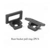 For Tesla Cybertruck 2025 Rear Bucket L-shaped Multifunctional  Energy Track Hook Pair Car Track Equipment Accessories 2PCS New