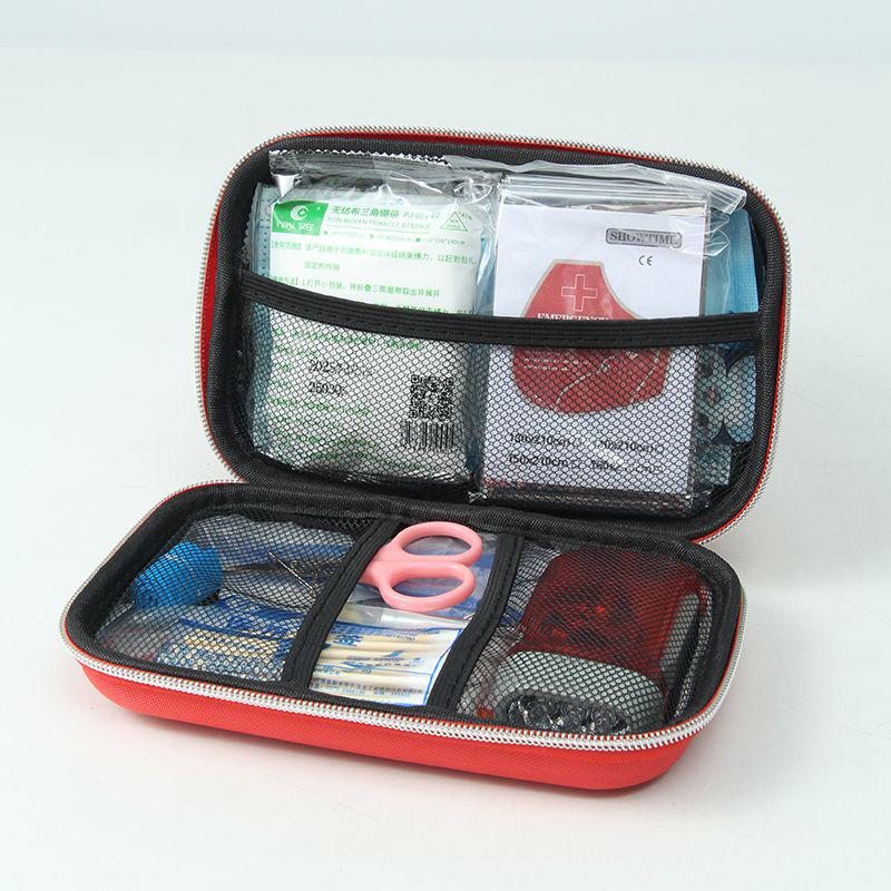 Portable Hard Shell First Aid Kit - Complete Set for Home, Car, Outdoor, and Emergency Use