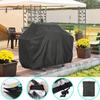 Practical BBQ Cover Anti-Dust Black Waterproof Weber Heavy Duty Charbroil Grill Cover Rain Protective Barbecue Cover