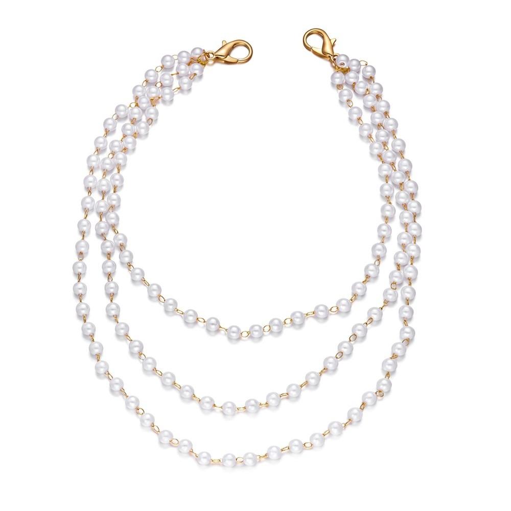 Imitation Pearl Shoulder Chain Multilayer Sweater Long Chain Party Wedding Jewelry