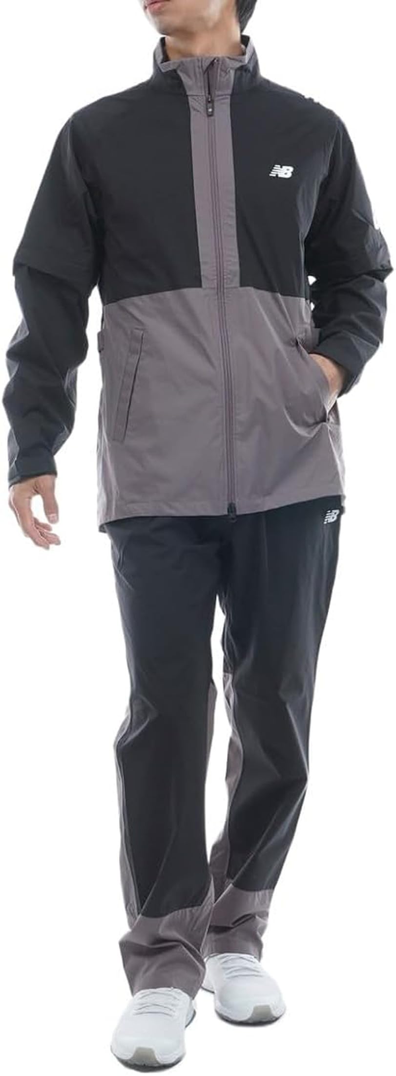 

New Balance Комплект дождевика для гольфа 7 мужской (Водонепроницаемый, Дышащий, Ветрозащитный, Эластичный) / 012-5988001 010_Черный [3L]