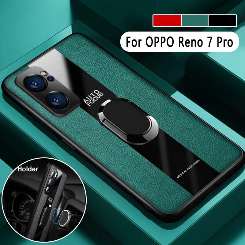 Luxury Plexiglass PU Leather Phone Case for Oppo Reno 7 Se 5G Car ...