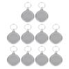 10Pcs Clear Acrylic Photo Frame Keychain Photo Insert Keyrings Blank Various Shapes DIY Keychain Picture Frame Keyring