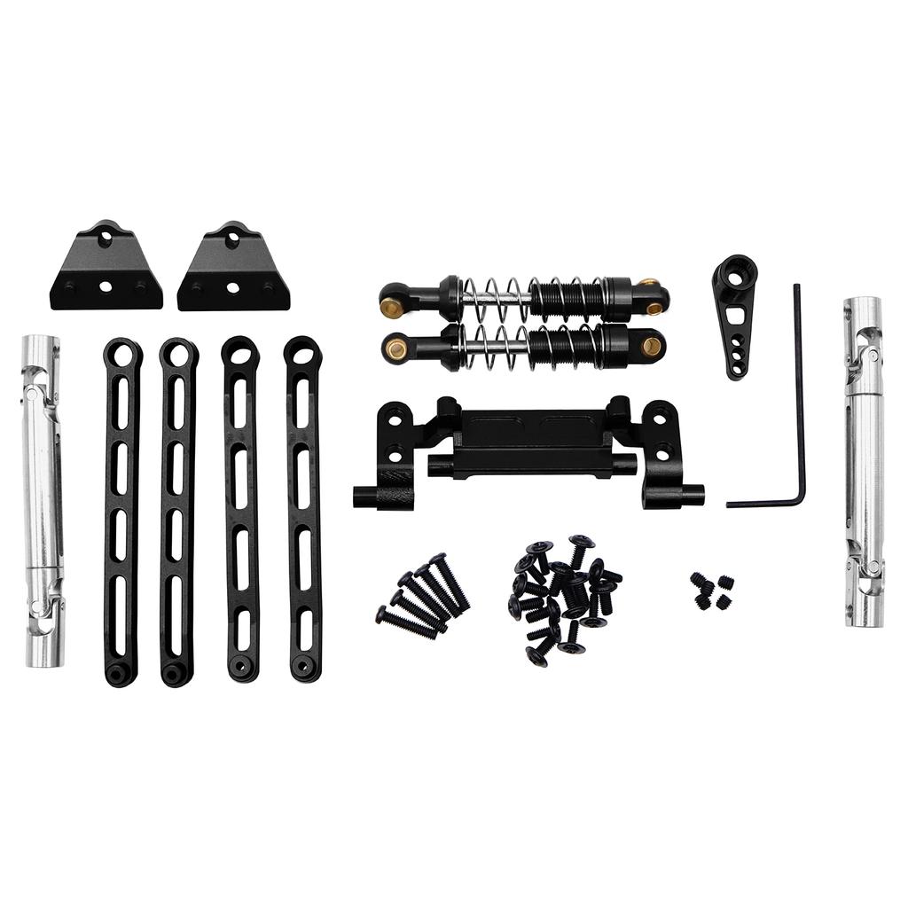 MN82 RC Car Upgrade Metal Shock Absorber Suitable for 1/12 LC79 MN78 Pull Rod Shock Absorber Remote Control Car Accessories