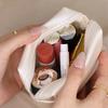 Mini Makeup Bags for Purse PU Cosmetic Bag Waterproof Toiletry Bag Traveling Makeup Bag Lipstick Cosmetic Pouch Travel Organizer