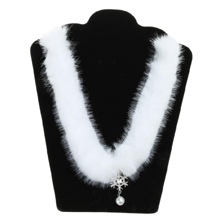 Christmas Pendant Choker Soft Plush Material Perfect Gift for Women Girls