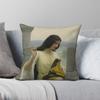 Edmund Leighton Stitching The Standard Square Pillowcase Polyester Linen Velvet Pattern Decor Throw Pillow Case Car Cover 45X45