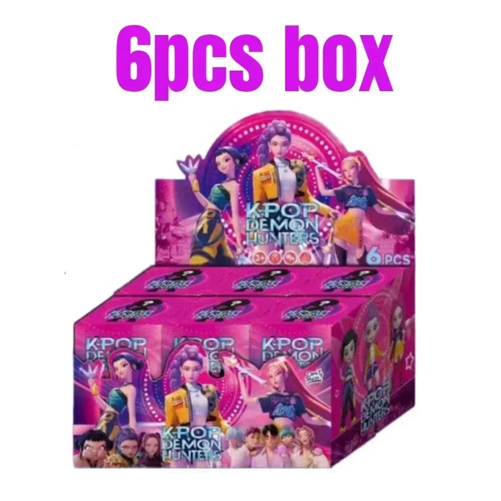??  Anime Kpop Devil Hunter Blind Box Disassembly Fun Blind Bag Small Statue Peripheral Model Desktop Blind Box Decoration Gift
