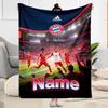 Bayern Munich Dreams Personalized Name Blanket Throw Customizable Blanket Durable Comfort Suitable for Bedding Sofa Living Room Picnics
