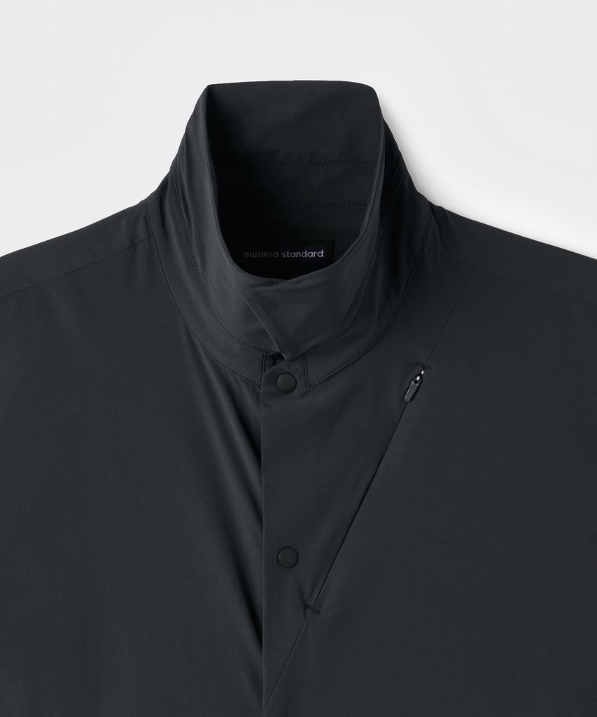 MUSINSA STANDARD [Silent Function] Short Sleeve Shirt [Gray]