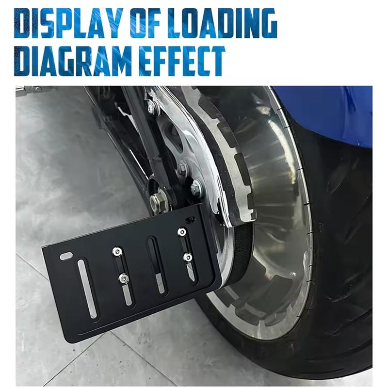 

Rear Side Mount Support Holder For Motorcycle License Plate Bracket For Softail Fat Boy Breakout FXBB FLFB 2018-Up