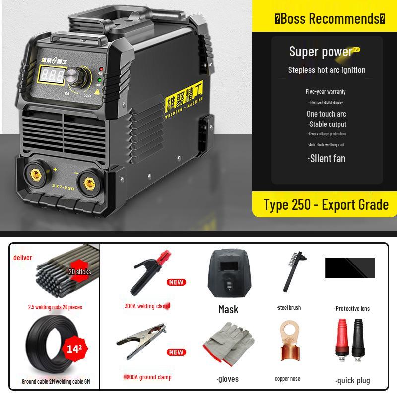 220V/380V Dual Voltage Handheld Gasless MIG Welder for Home and Industrial Use