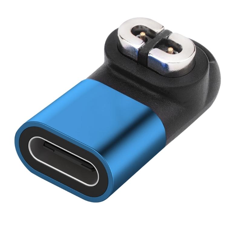 

Industrial Grade USB TypeC Female Adapter Charger Converter Headset Accessories for Aftershokz Headphones Charger S810 синій
