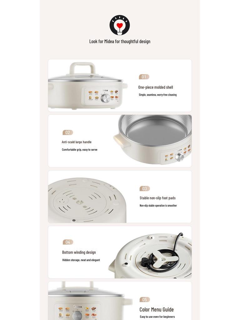 2025 Rozsdamentes acél elektromos palacsinta- és crêpe sütő - MC-JKC3470SUS modell
