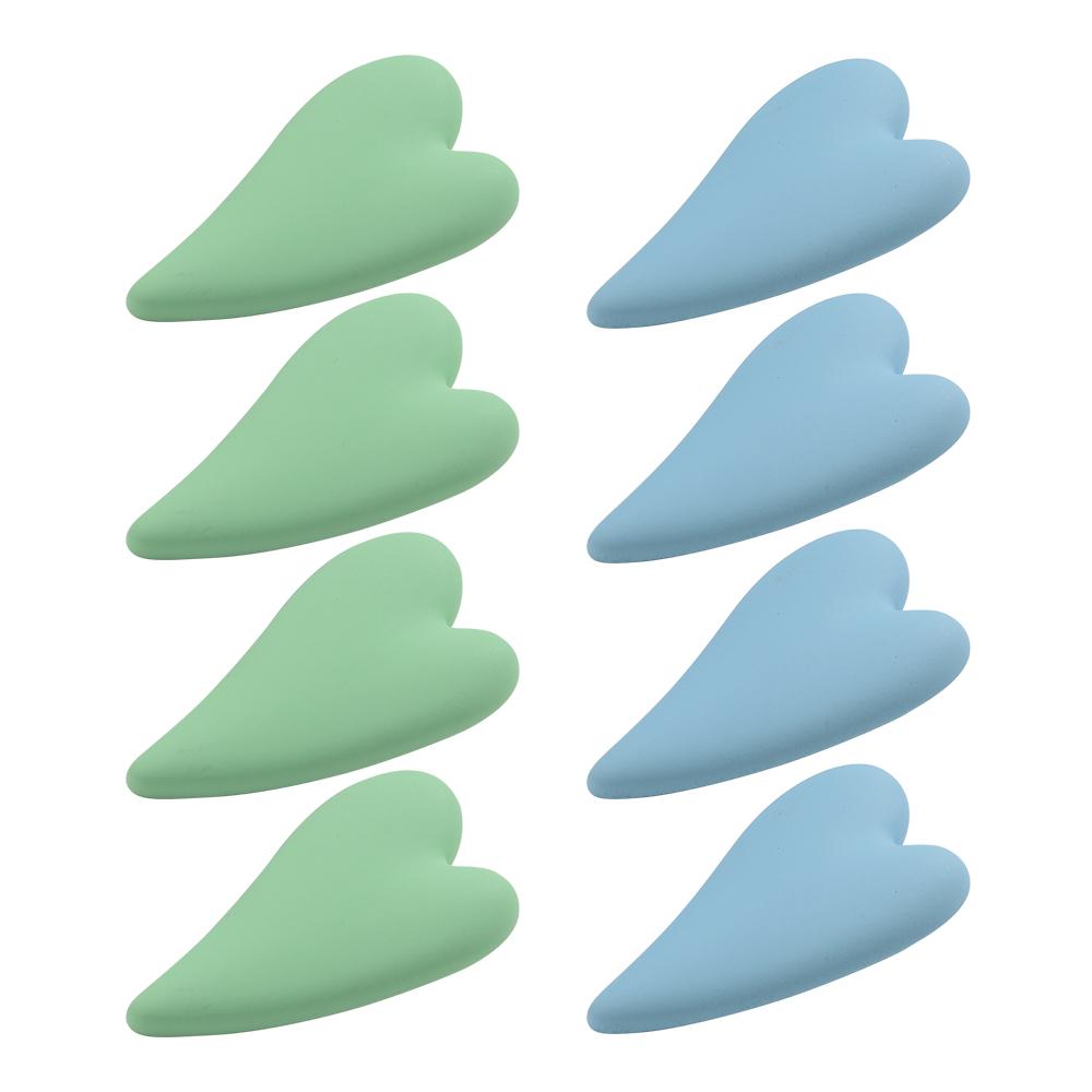 8pcs Heart Acrylic Barrettes Acetate Hair Clips Headdress for Women Cute Macaron Color Hairpins Girls Fashion Accessories Gift