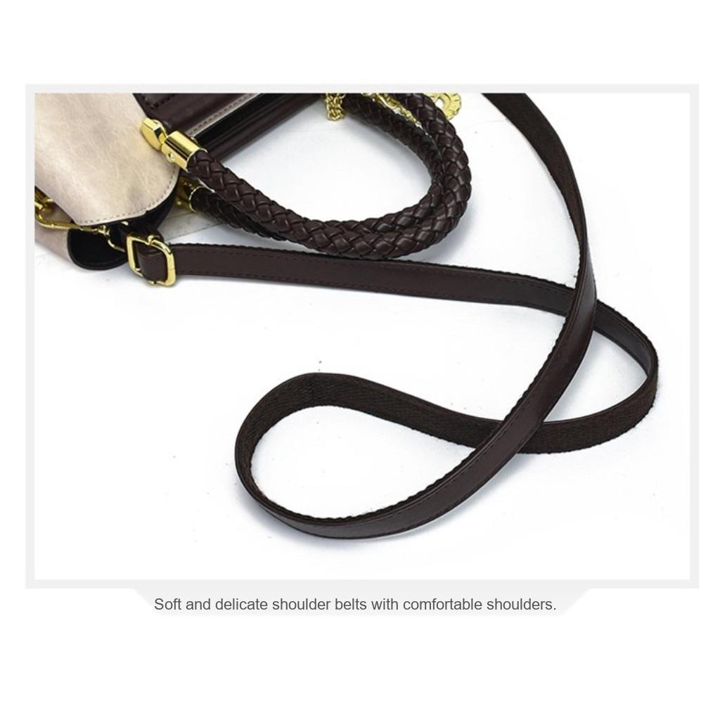 Handbag Women Faux Leather Adjustable Strap Daily Commute