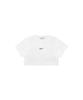 Meuameu Logo Wide Crop T-Shirt