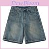 Vintage Denim Jeans For Women High Waist Wide Leg Summer Casual Streetwear