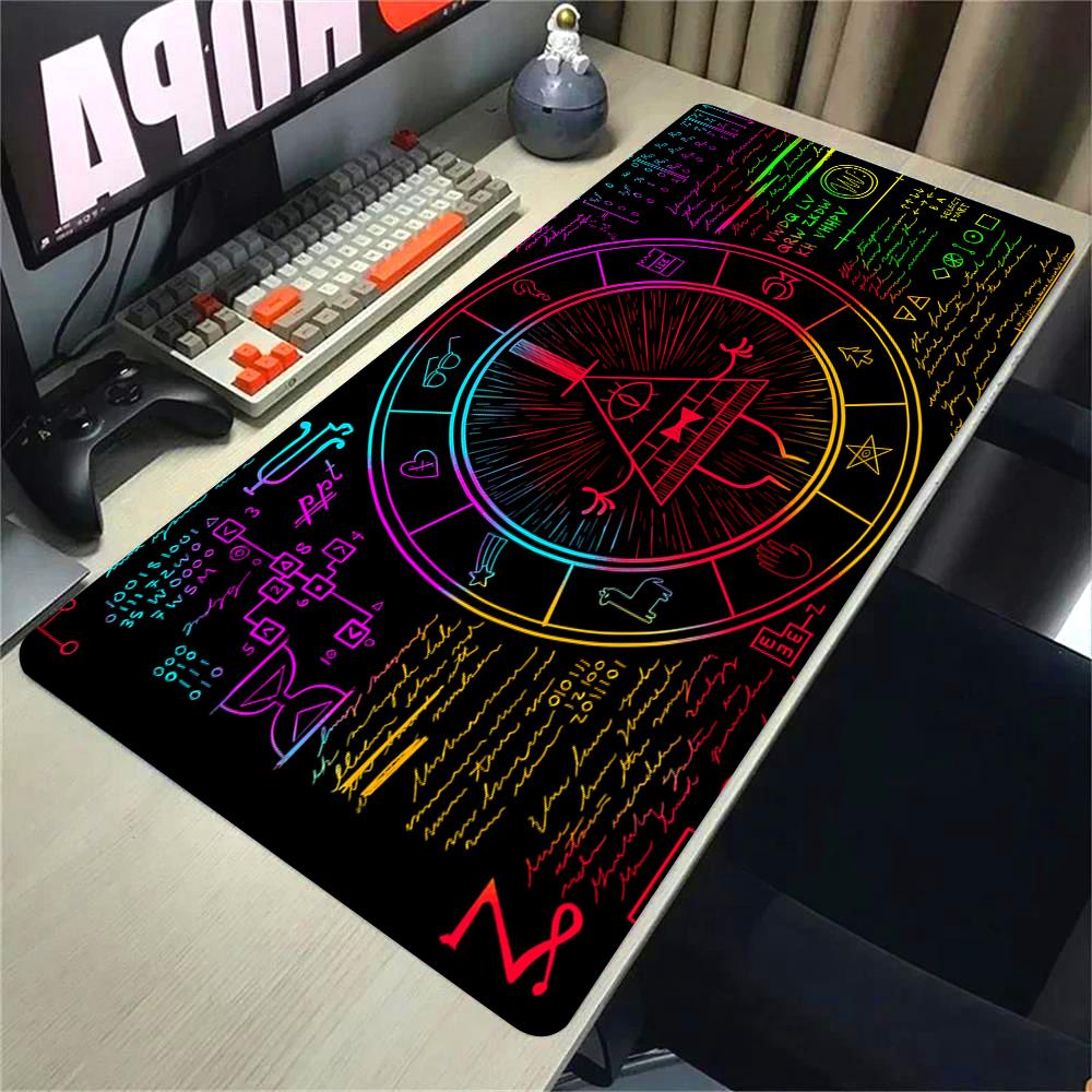 xMM Anime Mousepad Rubber Desk Protector Carpet Desk Mat Gravity Fall Bill Cipher Company Table Pads 300x800x2mm