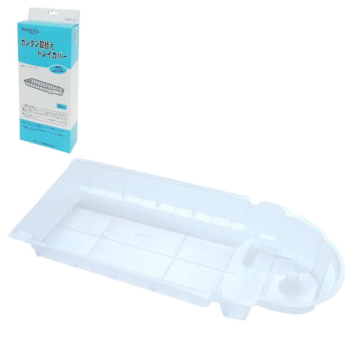 

Dainichi Humidifier Replacement Easy Replacement Tray Cover 3 Pieces H011508 Milky White [Genuine Product]