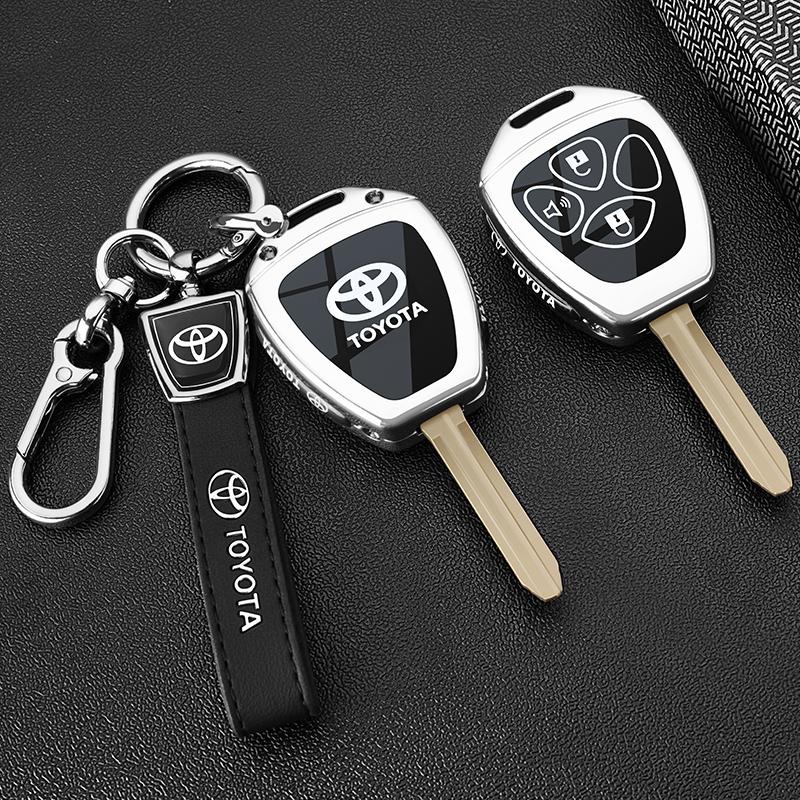 Suitable for the old Toyota straight key case Corolla Rav4 Camry Crown Ruizhi Prado car buckle shell men
