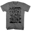 Poison Skull Snake Lightning Music Shirt